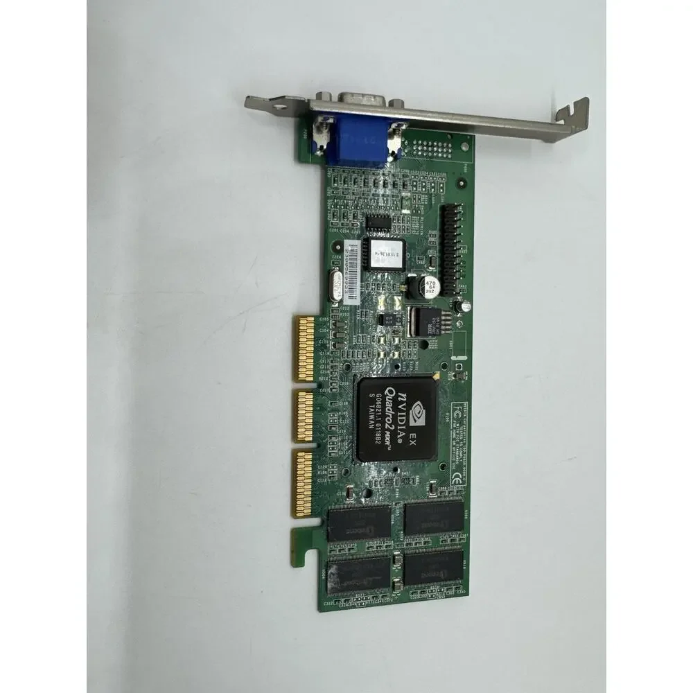 NVIDIA Quadro2 MXR EX 32MB AGP Graphics Card VGA P390CXB02 Untested Vintage